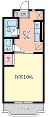 身延線/入山瀬駅 徒歩24分 3階 築24年 1DKの間取り