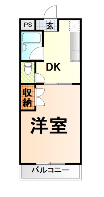 間取図 カーサカジマⅠ