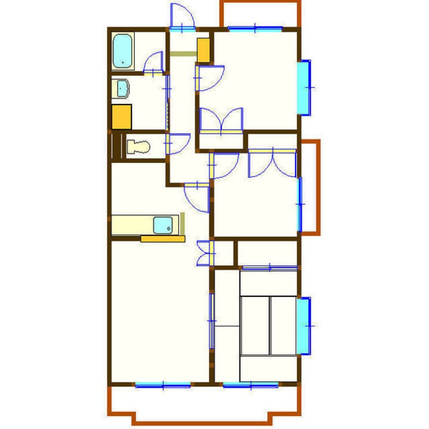 間取図 ラークビレッジ