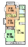 エクレール２１ 3LDKの間取り