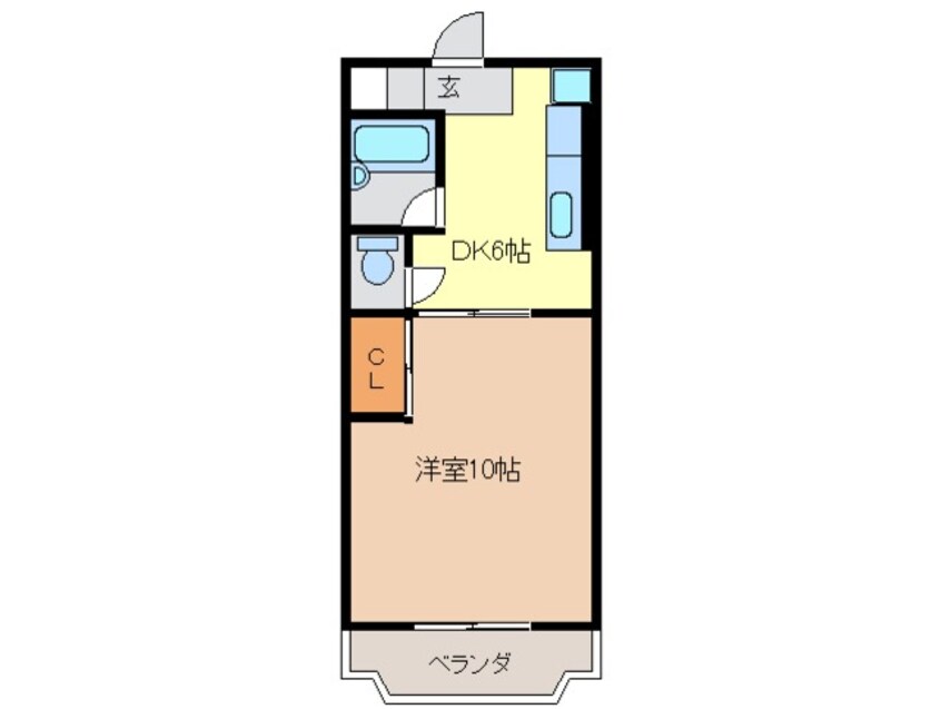 間取図 マンションレインボー