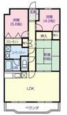 身延線/富士宮駅 徒歩33分 2階 築21年 3LDKの間取り