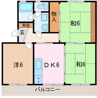 間取図 プロスパー沢田