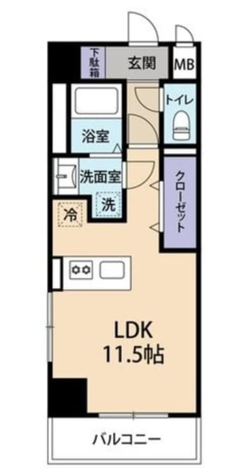 間取図 Ｍｏｎｄｏ　Ｆｕｊｉ　Ⅲ