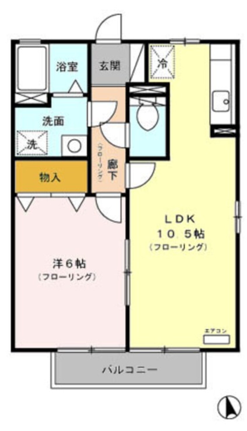 間取図 東海道本線/富士駅 バス30分駿河台市営住宅下車:停歩3分 2階 築22年