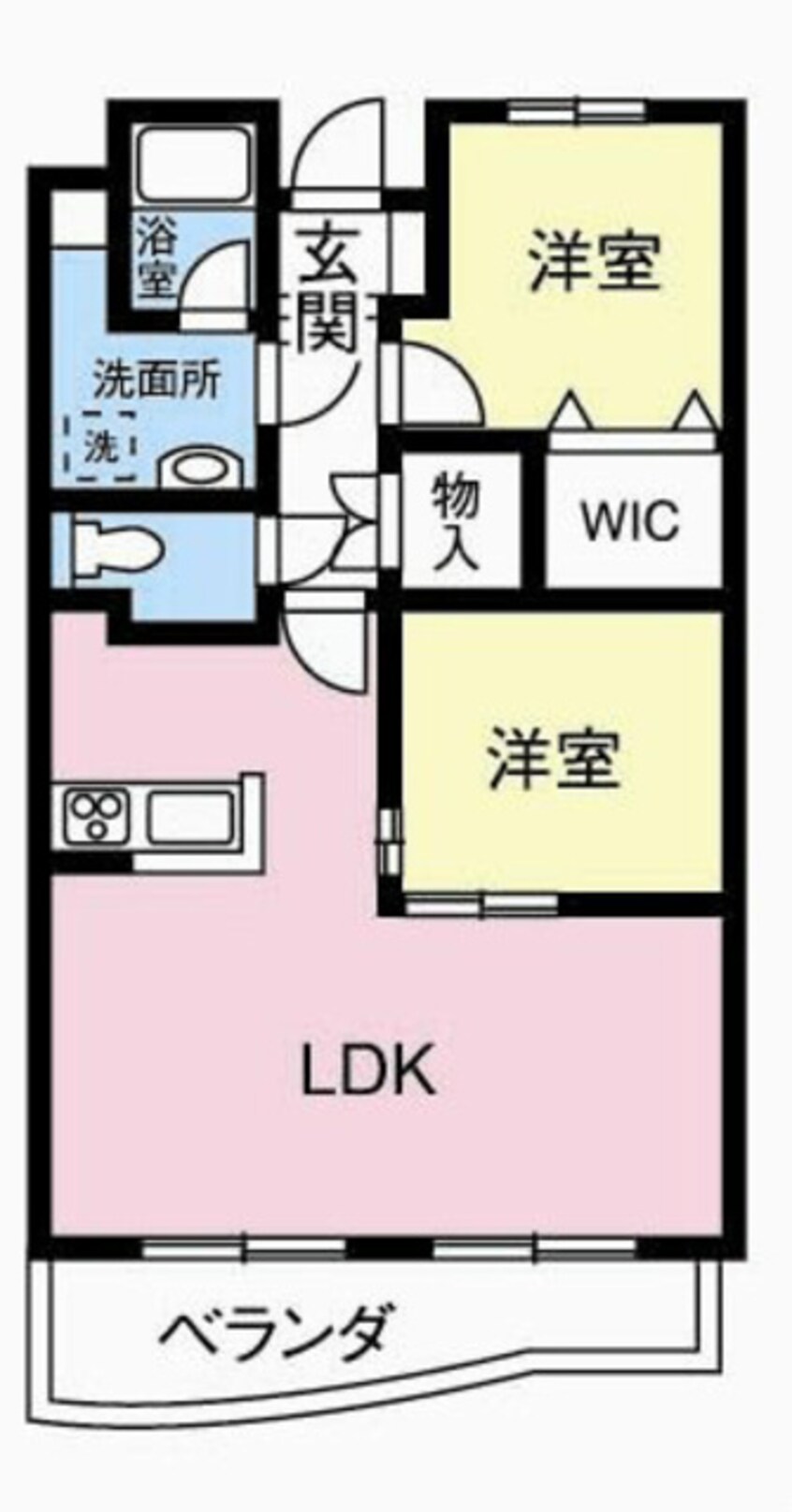 間取図 ヒルズウエストパーク