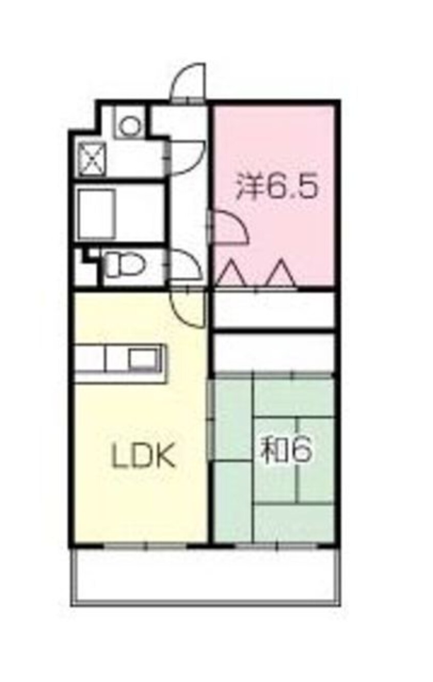 間取図 身延線/富士宮駅 バス20分東高北入り口下車:停歩1分 3階 築22年