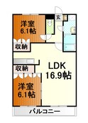 シャインヒルズＫの間取図