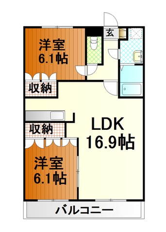 間取図 シャインヒルズＫ