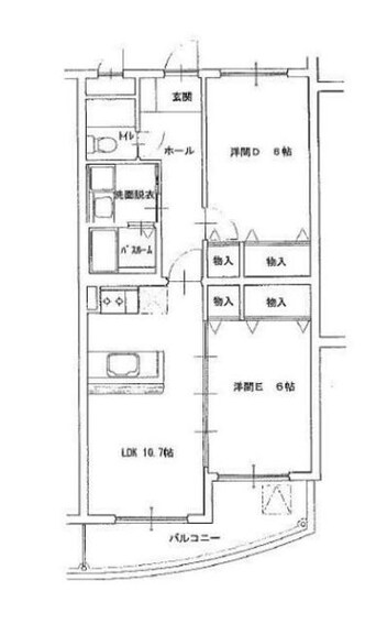 間取図 ツリーベルハイツ五番館