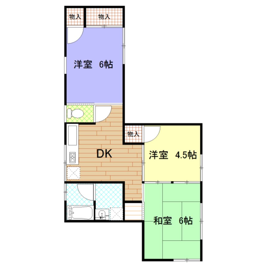 間取図 フォーブルロード２