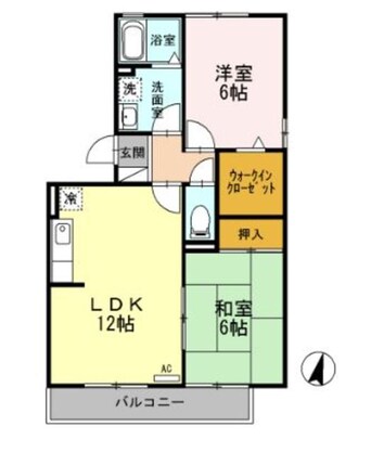 間取図 シャルム寿　五番館