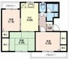 グランメール千本　Ｂ 3DKの間取り