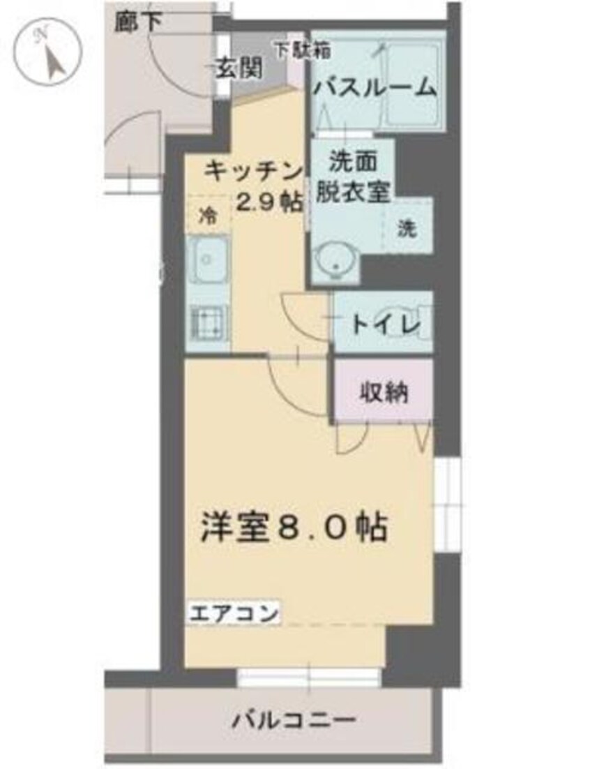 間取図 アビターレ　平町