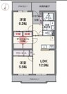 東海道本線/沼津駅 バス:13分:停歩8分 2階 築20年 2LDKの間取り