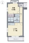 東海道本線/沼津駅 徒歩15分 1階 築19年 1LDKの間取り