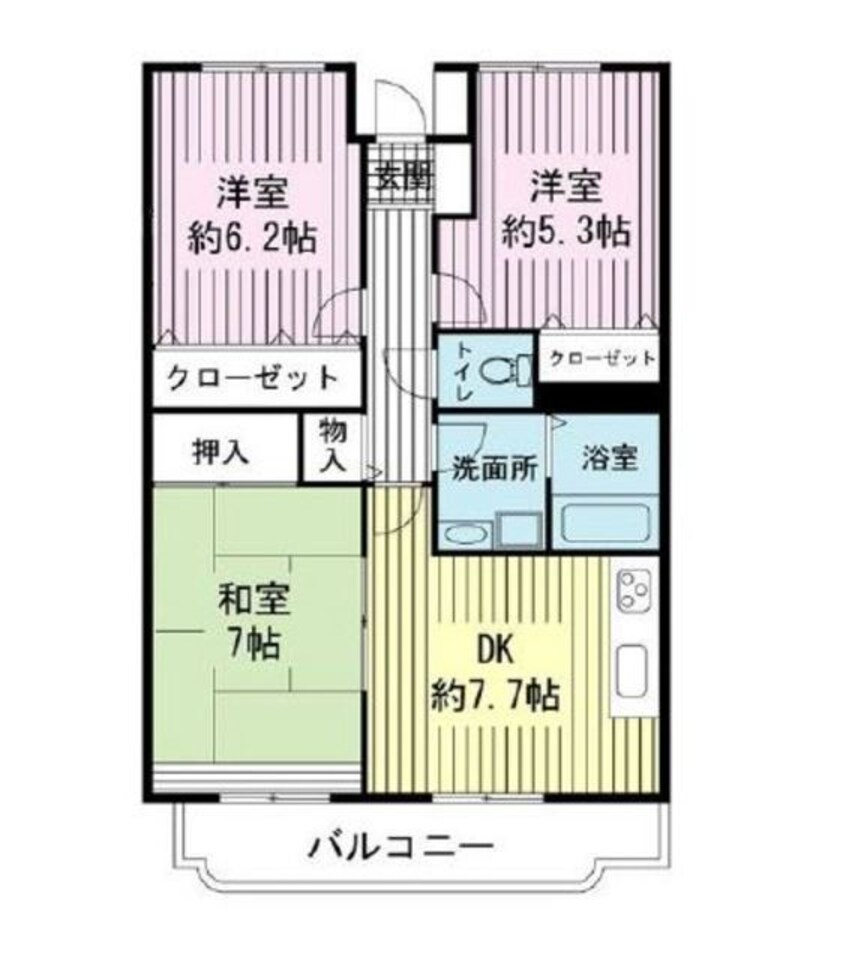 間取図 ベルティール沼北