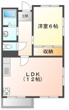 東海道本線/沼津駅 徒歩25分 2階 築43年 1LDKの間取り
