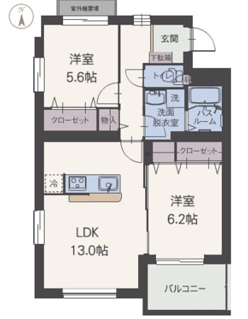 間取り図 ルミナスコート