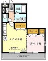 東海道本線/原駅 徒歩18分 3階 築15年 1LDKの間取り