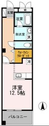クレストＥ 1Rの間取り