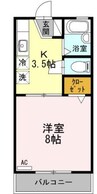 東海道本線/沼津駅 バス:40分:停歩1分 2階 築30年 1Kの間取り