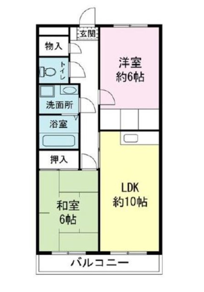 間取図 シズコーポ