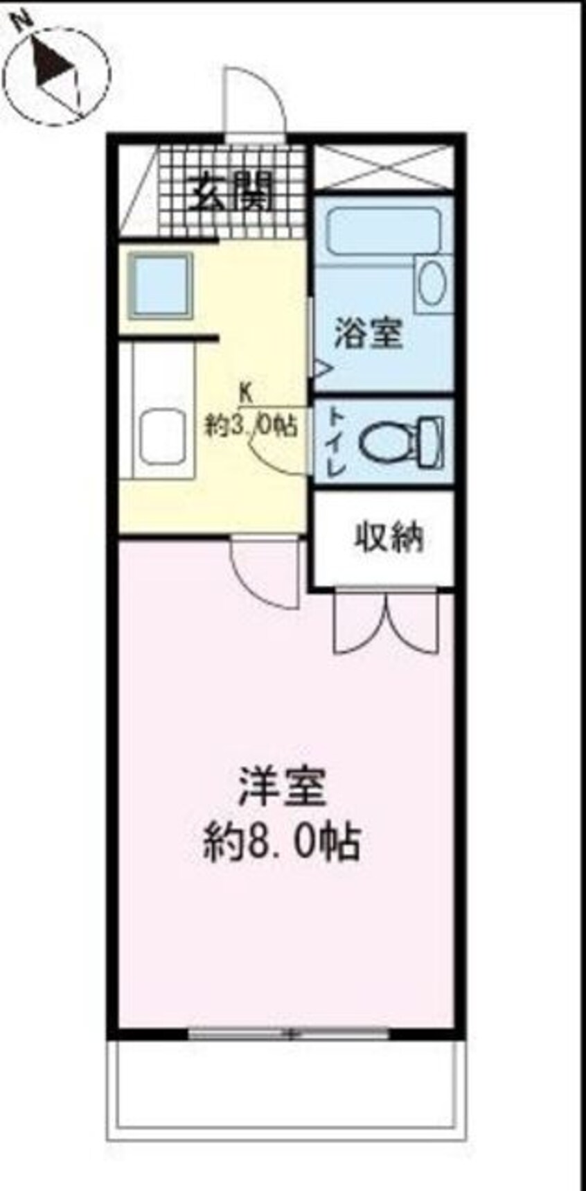 間取図 カーサＵ