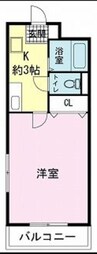 東海道本線/東田子の浦駅 徒歩19分 2階 築27年 1Kの間取り