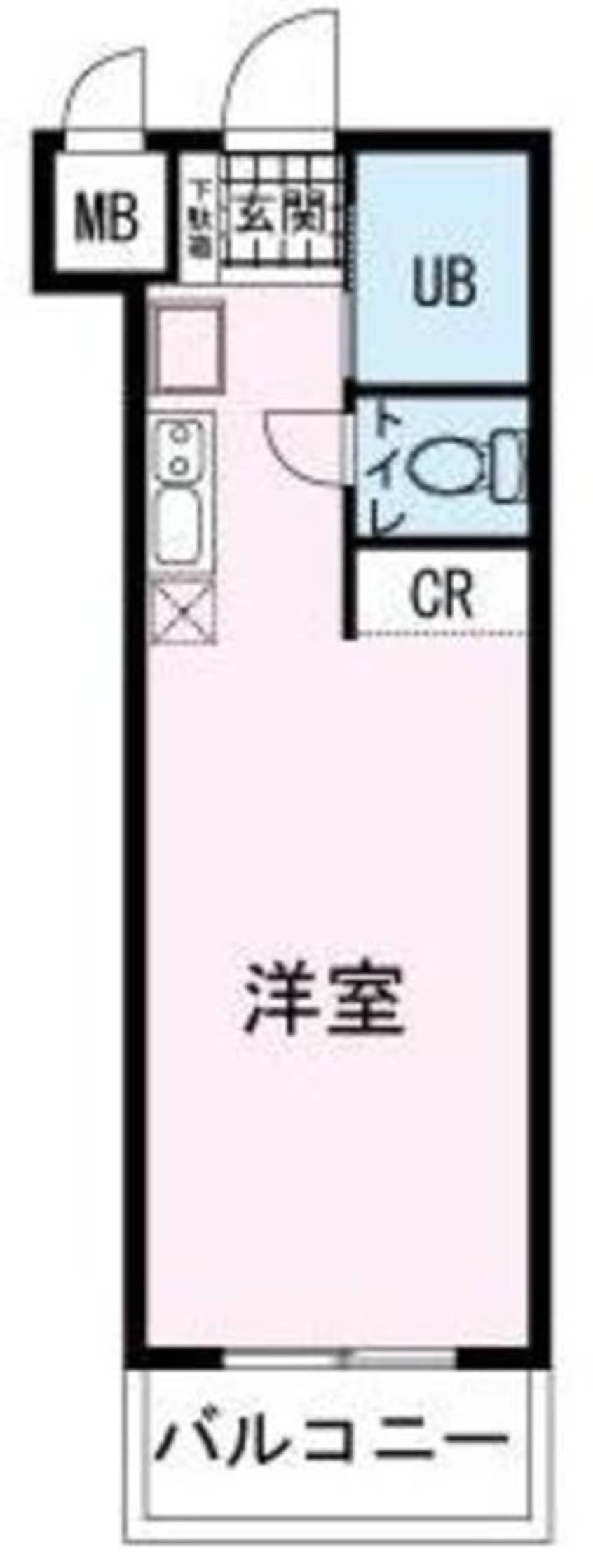 間取図 東海道本線/原駅 徒歩52分 4階 築31年