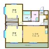 ＲＵＮＡＲＯＳＳＡ沼津 2LDKの間取り