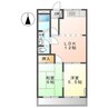 アルペン大岡 2LDKの間取り