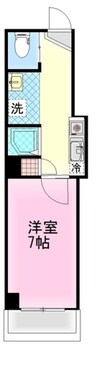 Ｋレジデンス大手町 1Kの間取り