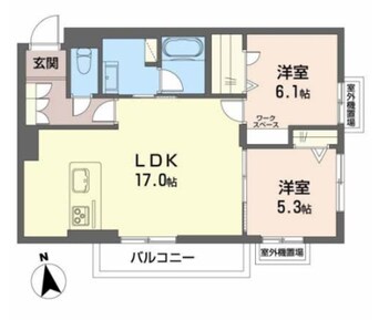 間取図 ヴィアルＣＩＴＹ長泉