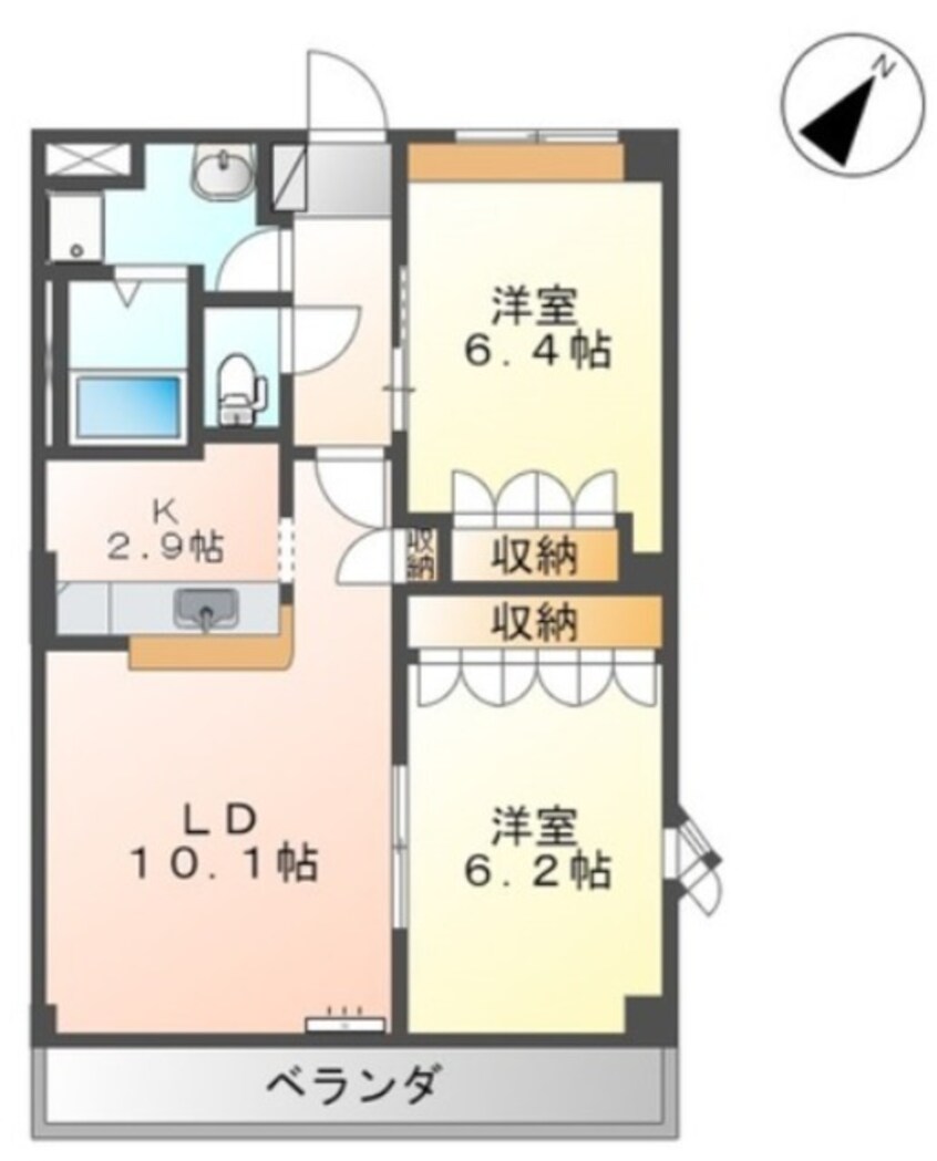 間取図 フラワー小林