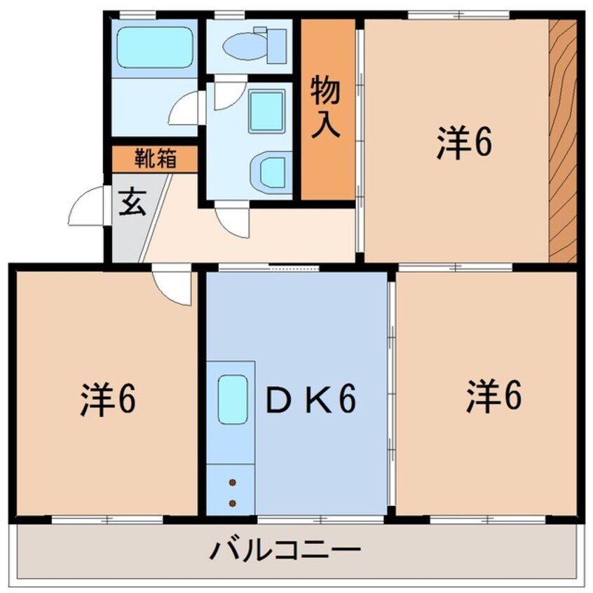 間取図 グリーンハイツ杉の木