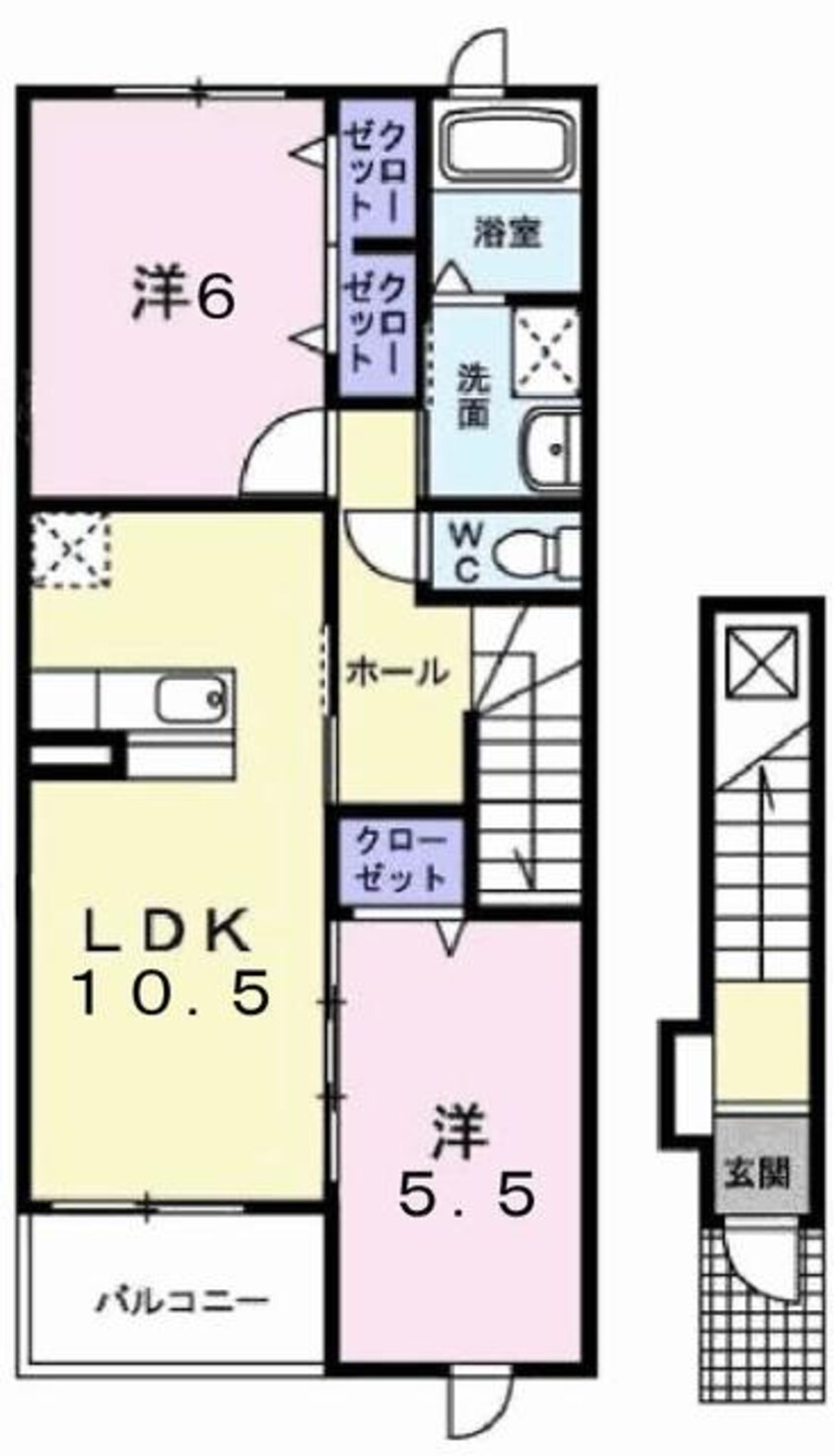 間取図 コンフォルターブル