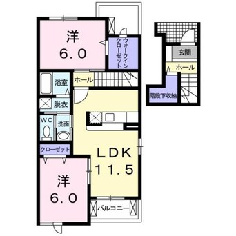 間取図 カーサ　セレーナⅠ