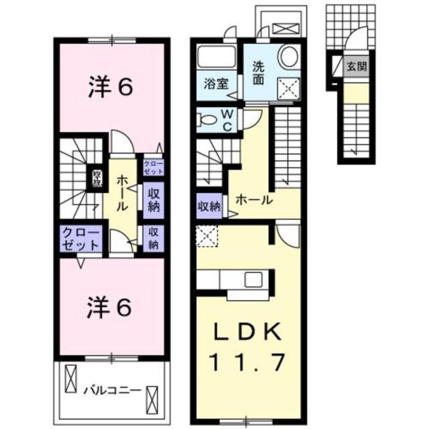 間取図 メゾンド・ブルームーン