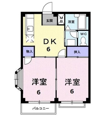 間取図 カーサベッラ高田２号館