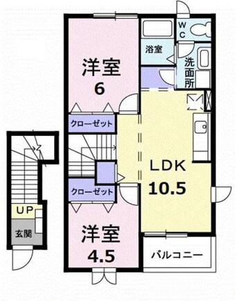 間取図 サニーウイングス　Ⅱ