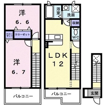 間取図 グランボア