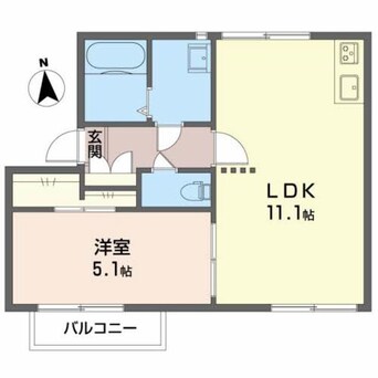 間取図 アトゥレ香貫