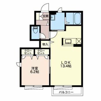 間取図 エスポワール塩満