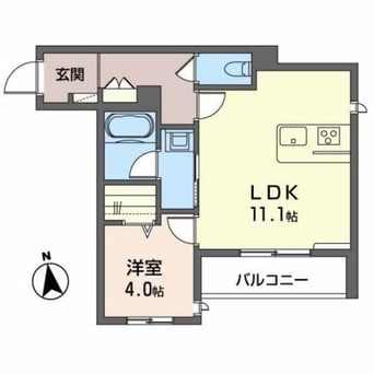 間取図 ｅｌ　ａｌｉｖｉｏ杉崎町