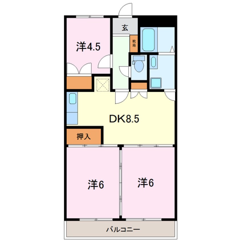 間取図 ＴＫＤマンション