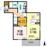 仮）沼津市白銀町ⅢＤ分譲賃貸ＰＪ 1LDKの間取り