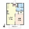フォーデイズ（Ａ・Ｂ） 1LDKの間取り
