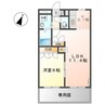 サン・フローラ 1LDKの間取り
