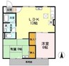 徳倉壱番館 2LDKの間取り